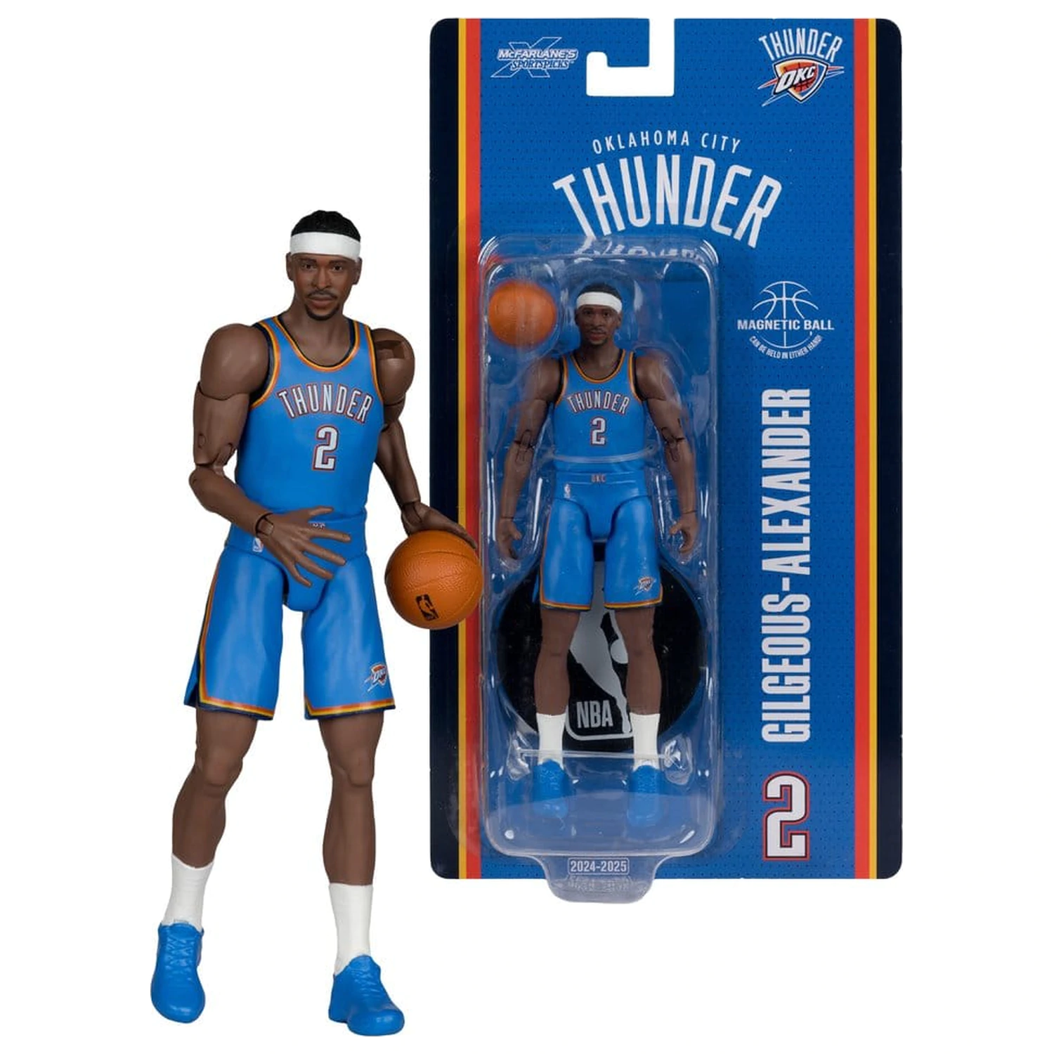 NBA SportsPicks Action Figure Shai Gilgeous-Alexander (Oklahoma City Thunder) 16 cm product photo