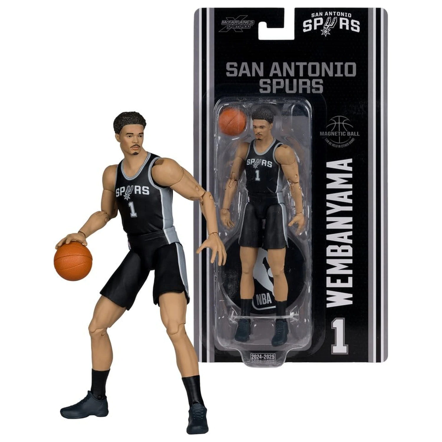 NBA SportsPicks Action Figure Victor Wembanyama (San Antonio Spurs) 17 cm product photo