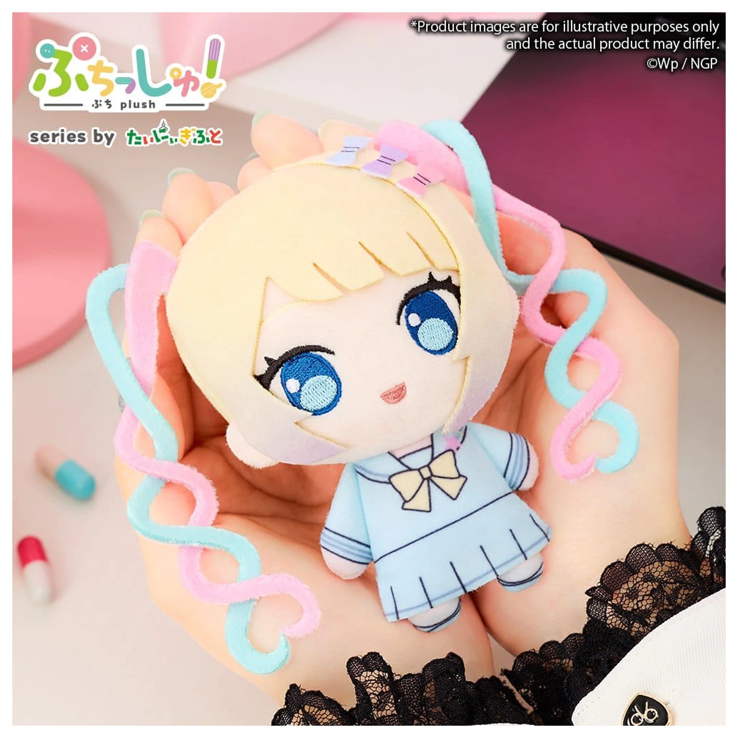 Needy Girl Overdose Puchish! Plush Figure Internet Angel 12 cm product photo