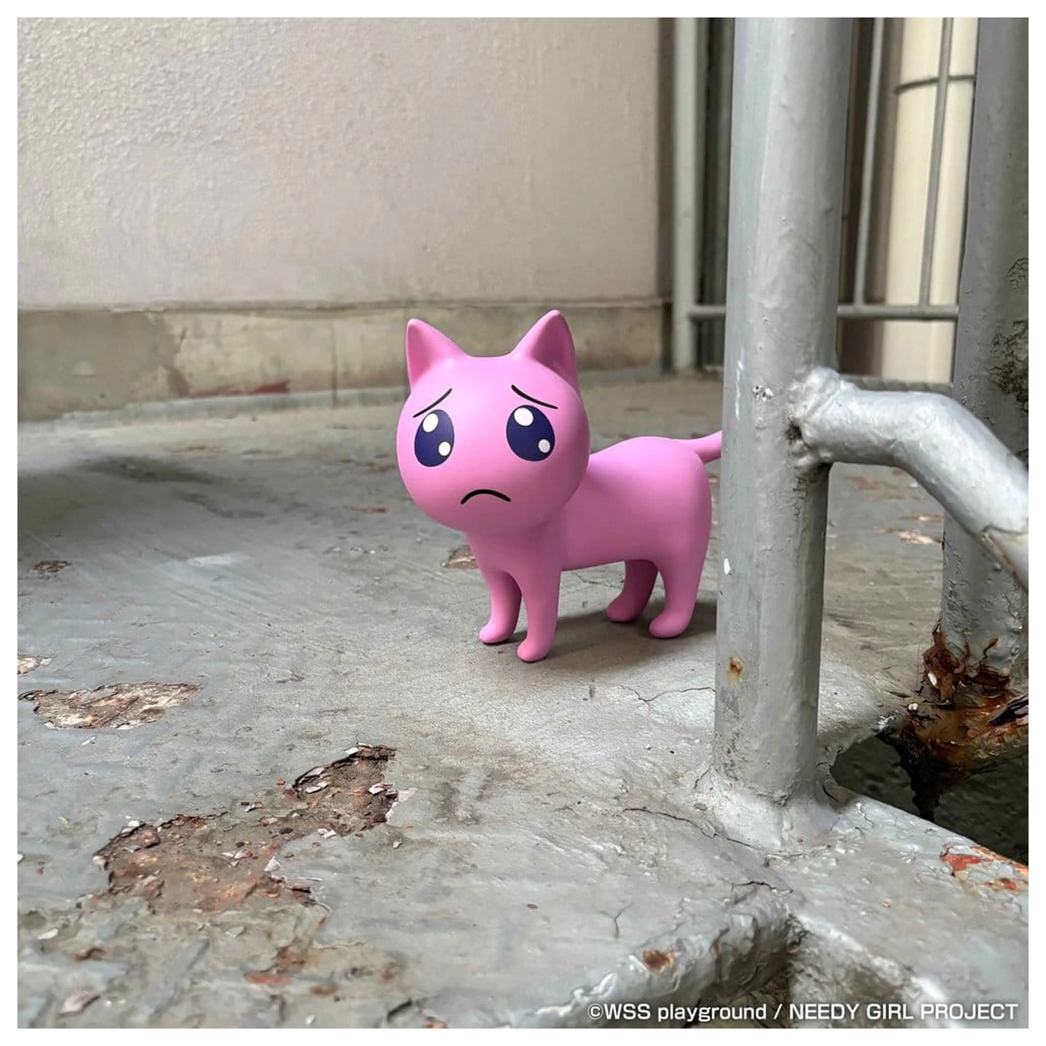 Needy Girl Overdose Soft Vinyl Figure Cat Sorry 15 cm product photo