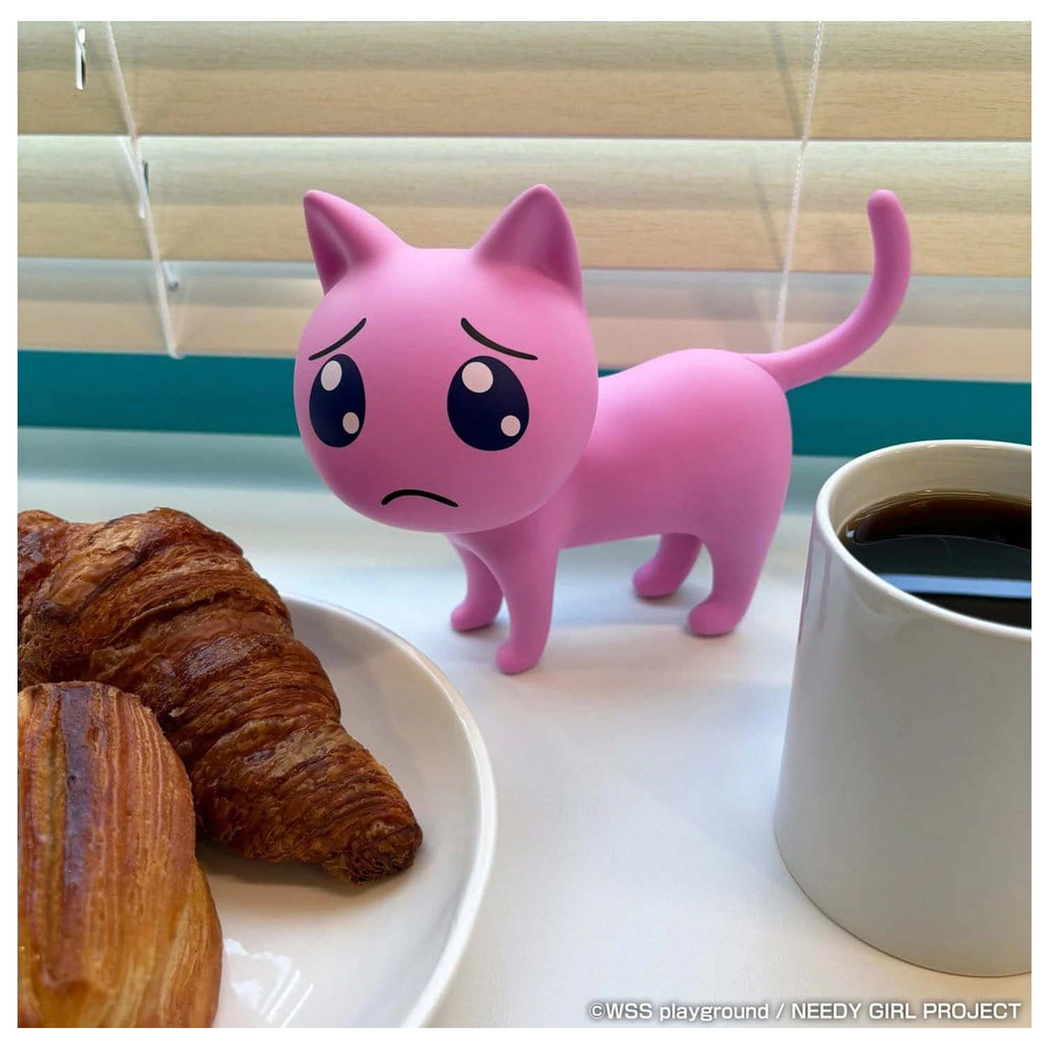 Needy Girl Overdose Soft Vinyl Figure Cat Sorry 15 cm product photo