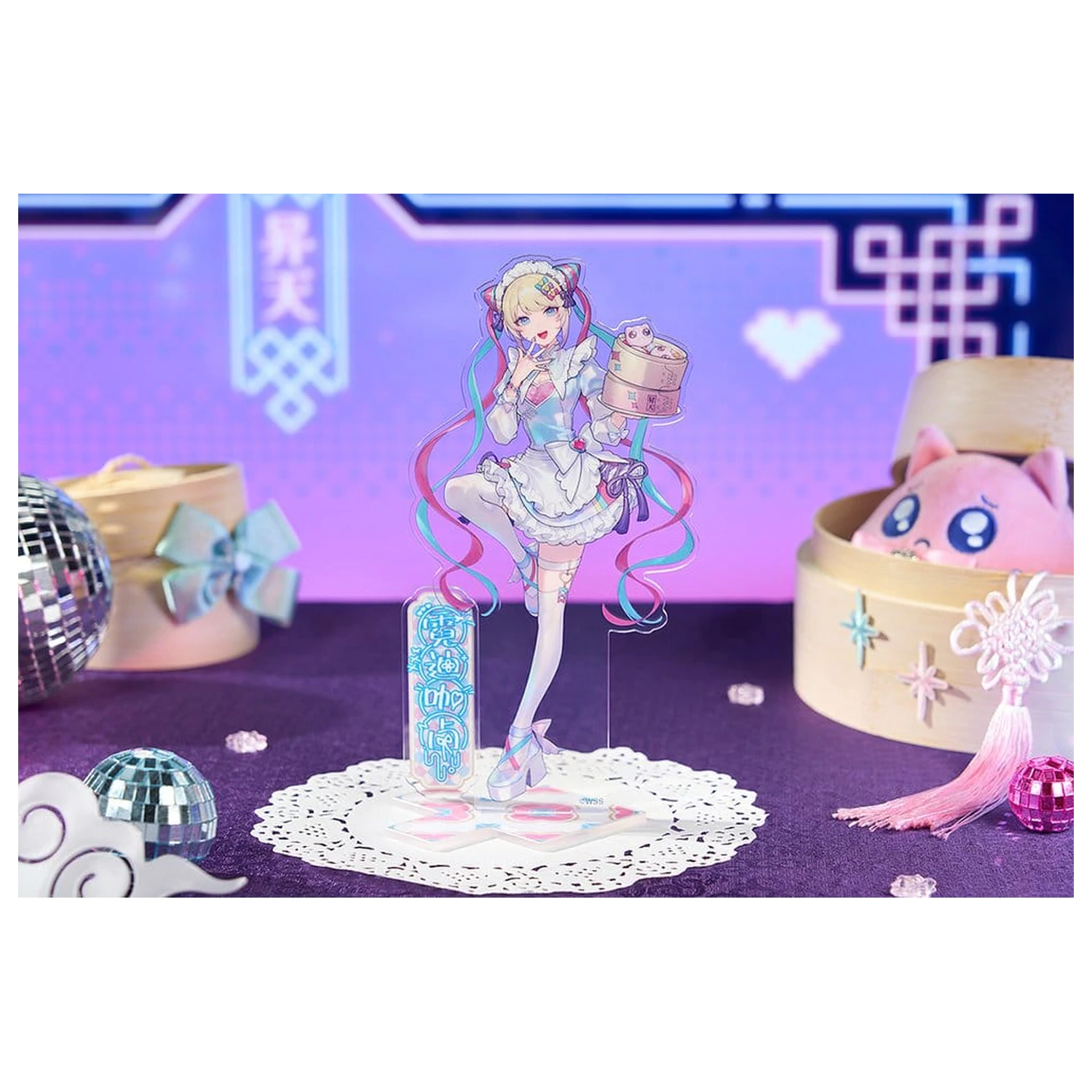 Needy Streamer Overload Needy Streamer Chinese Restaurant Series Acrylic Stand OMGkawaiiAngel 20 cm product photo