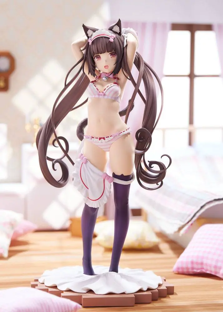 Nekopara PVC Statue 1/7 Chocola Dress up time 24 cm product photo