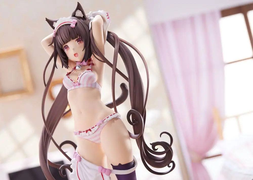 Nekopara PVC Statue 1/7 Chocola Dress up time 24 cm product photo