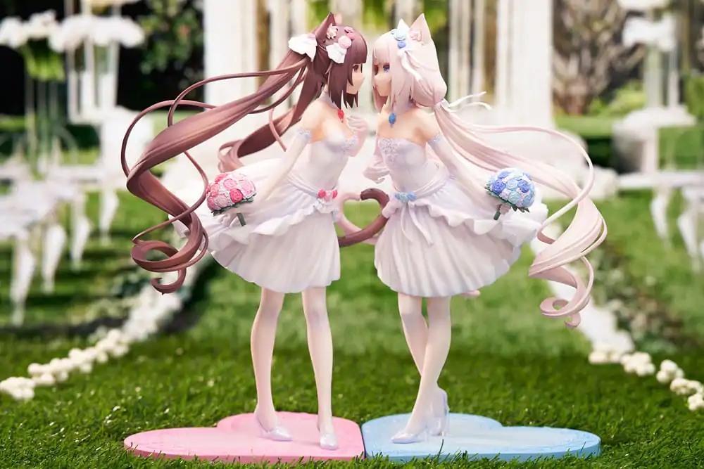 Nekopara PVC Statue 1/7 Nekopara Chocola & Vanilla Dream of Eden Ver. 23 cm termékfotó