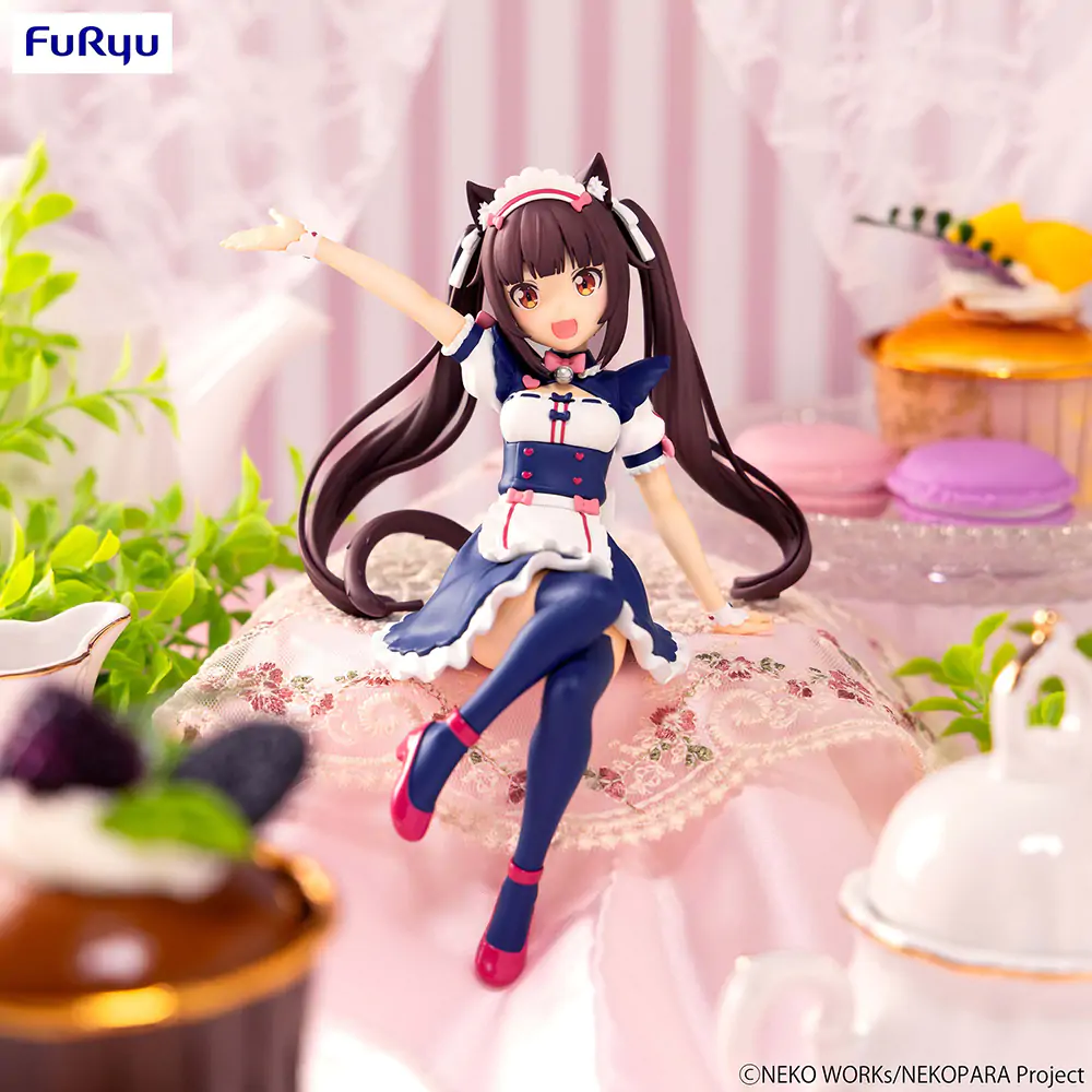 Nekopara Noodle Stopper PVC Statue Chocola 14 cm product photo