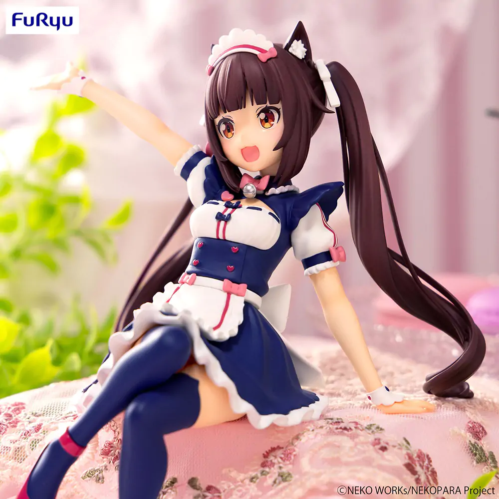 Nekopara Noodle Stopper PVC Statue Chocola 14 cm product photo