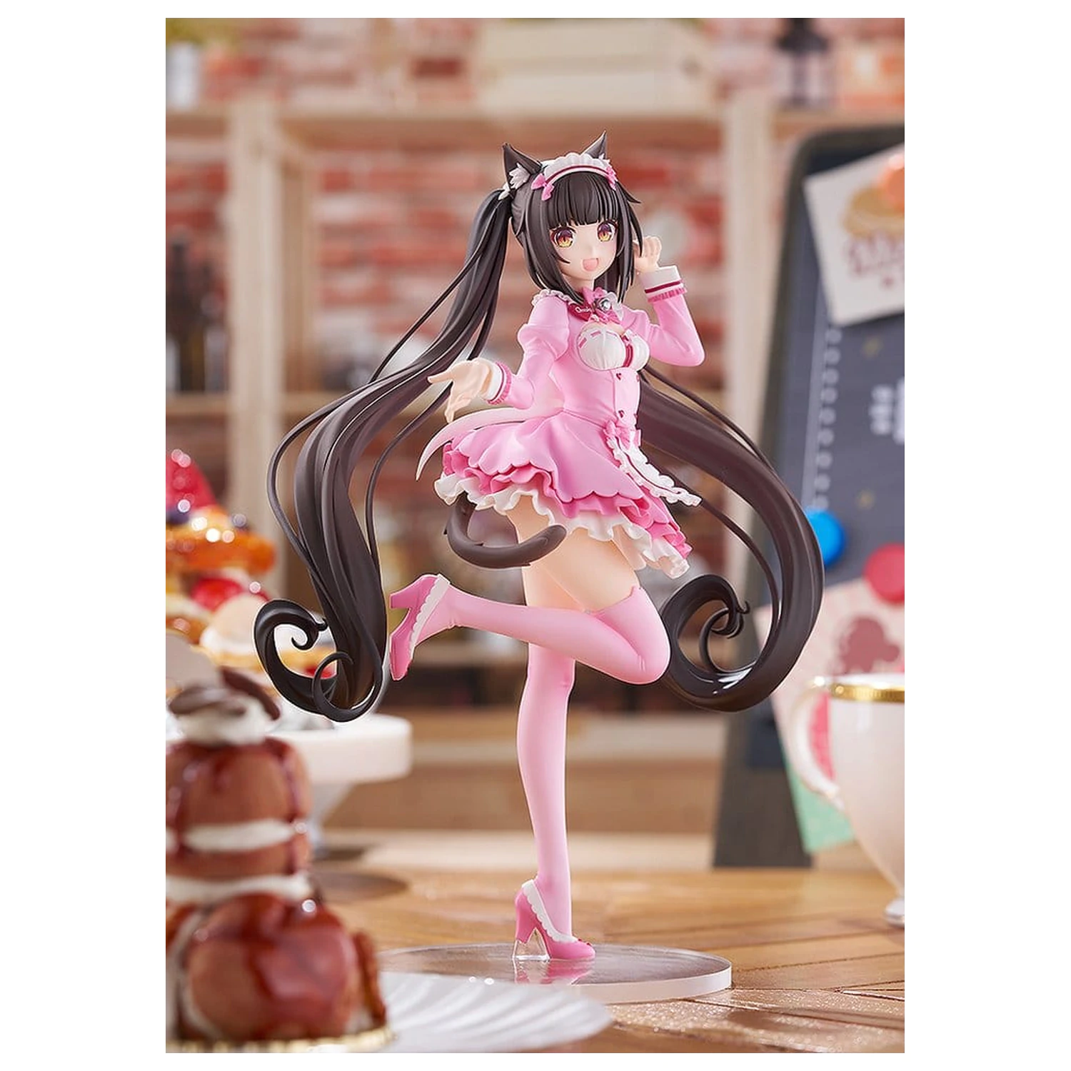 Nekopara Sekai Connect Pop Up Parade PVC Figure Chocola: Winter Clothes Ver. L Size 22 cm    product photo