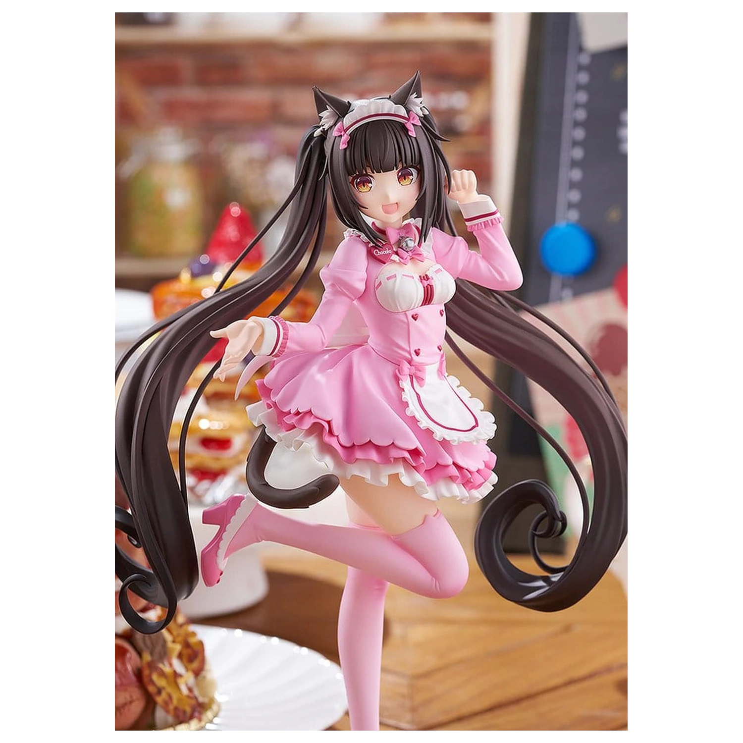 Nekopara Sekai Connect Pop Up Parade PVC Figure Chocola: Winter Clothes Ver. L Size 22 cm    product photo