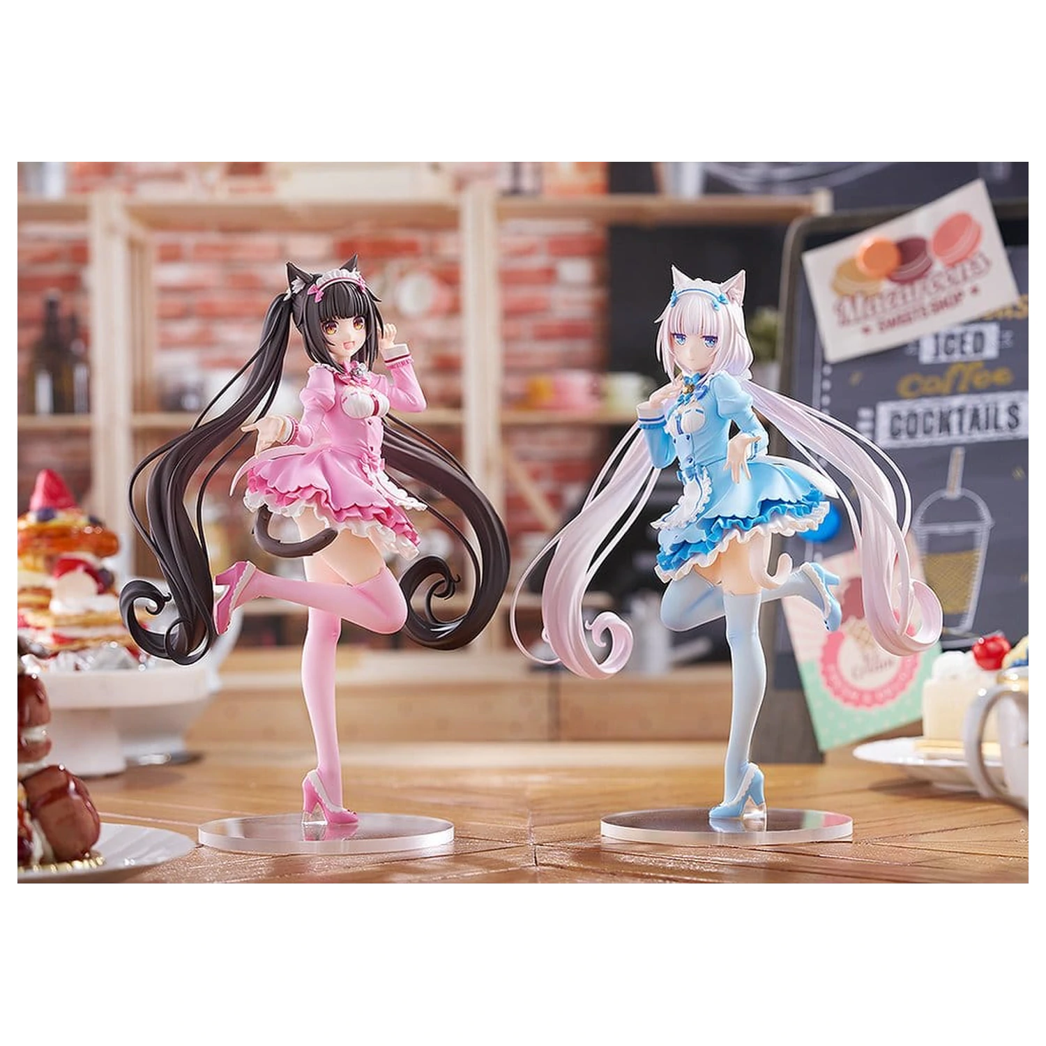 Nekopara Sekai Connect Pop Up Parade PVC Figure Chocola: Winter Clothes Ver. L Size 22 cm    product photo