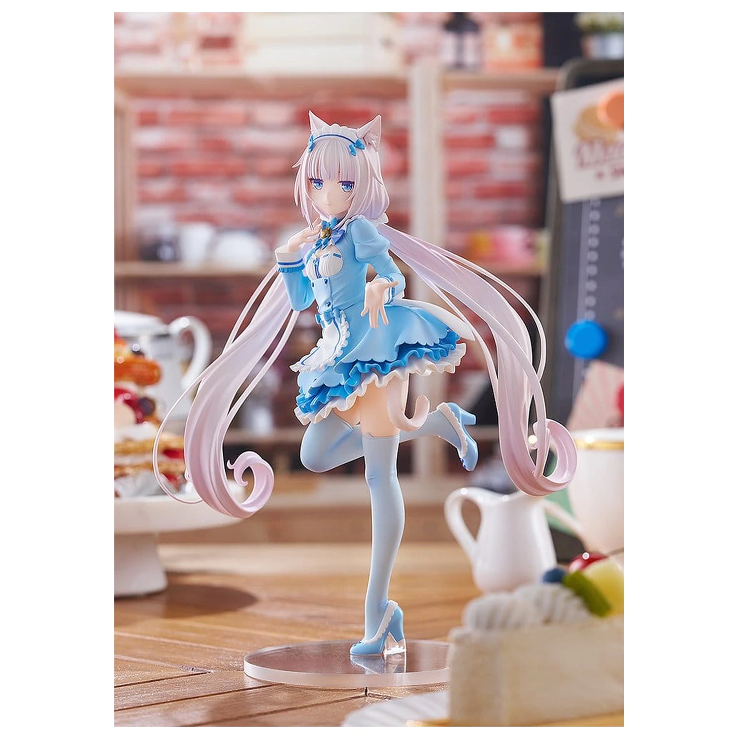 Nekopara Sekai Connect Pop Up Parade PVC Figure Vanilla: Winter Clothes Ver. L Size 22 cm    product photo