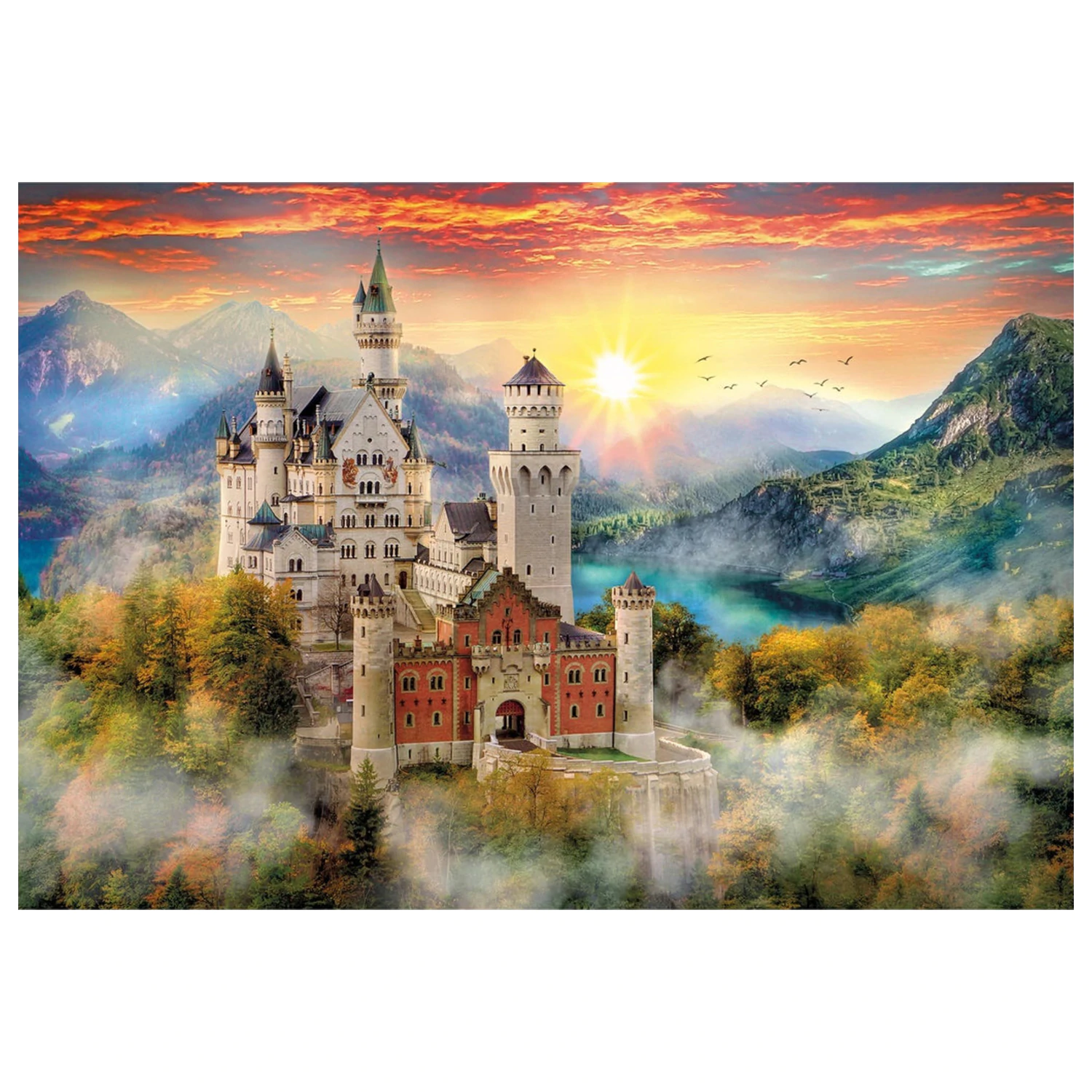 Germany Neuschwanstein 2000-piece puzzle product photo