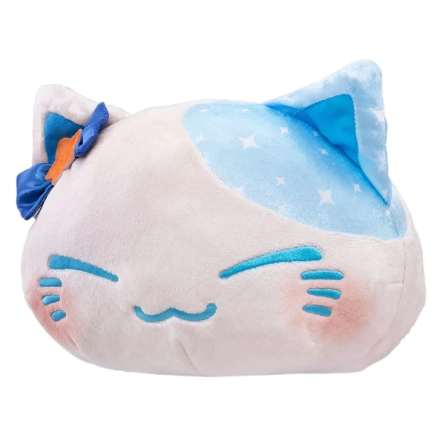 Nemuneko Cat Big Plush Figure Blue 35 cm product photo