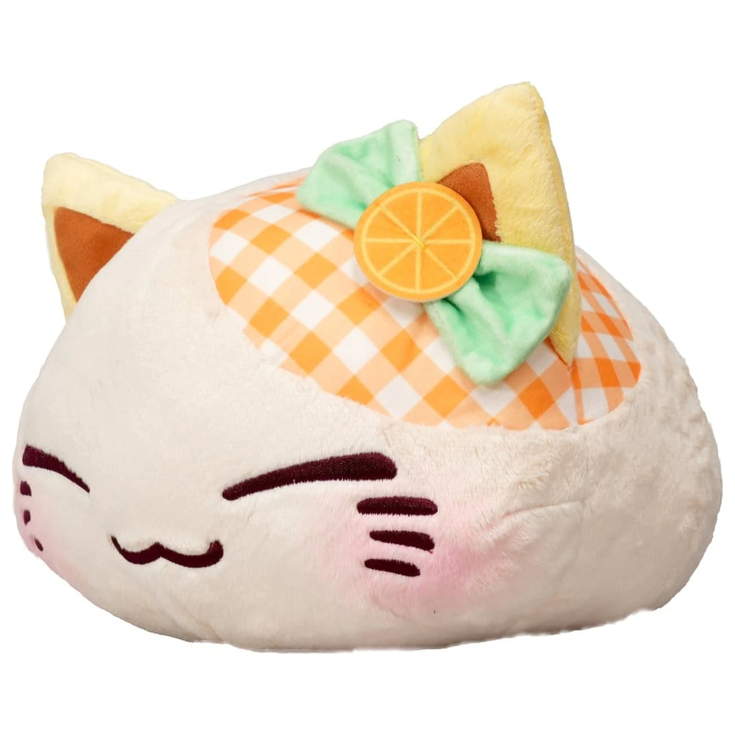 Nemuneko Cat Fruit Big Plush Figure Orange 30 cm product photo