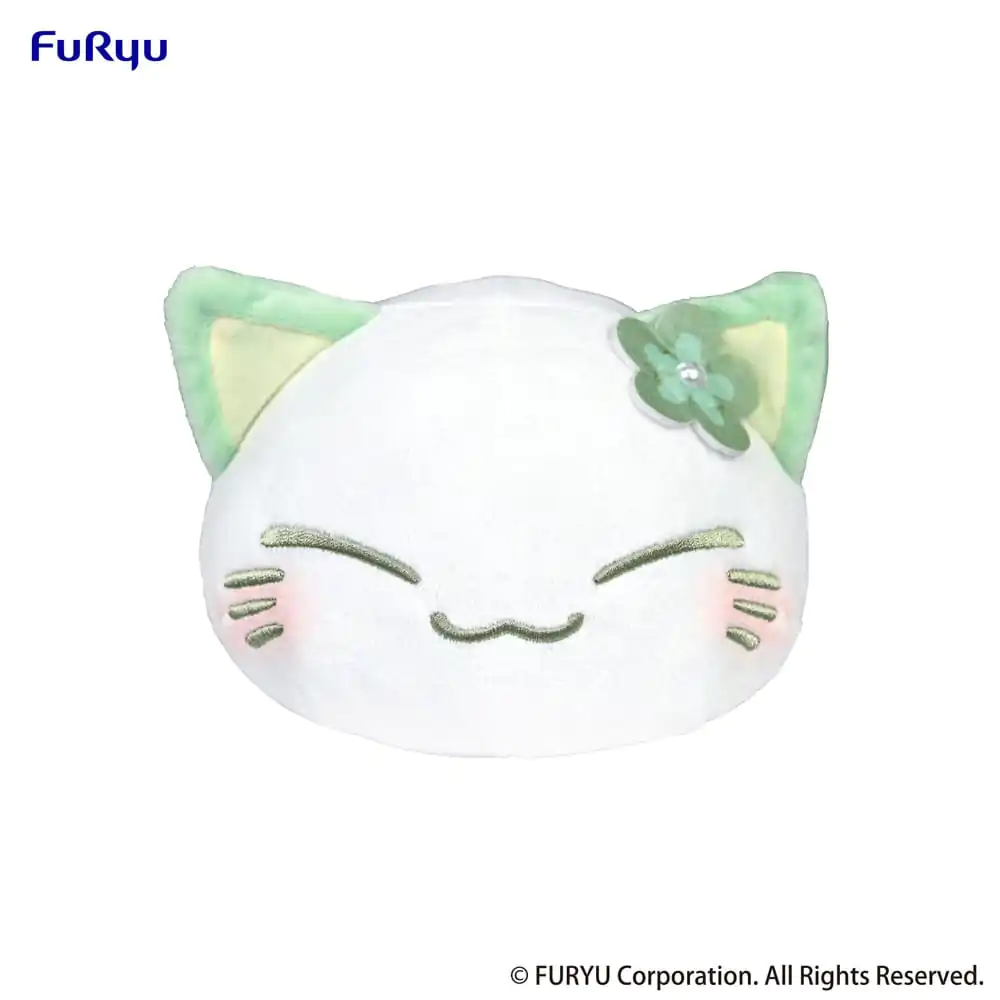 Nemuneko Cat Plush Figure Green 18 cm termékfotó