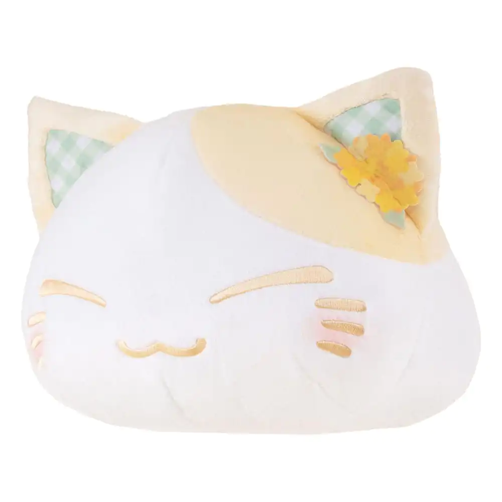 Nemuneko Cat Plush Figure Rape Flower Pattern Ear Decoration Yellow Color Ver. 30 cm product photo