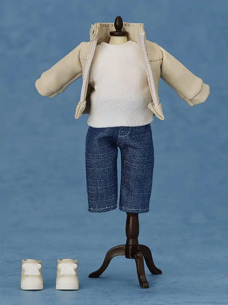 Nendoroid Doll Figures Outfit Set: Leather Jacket (Ivory) product photo