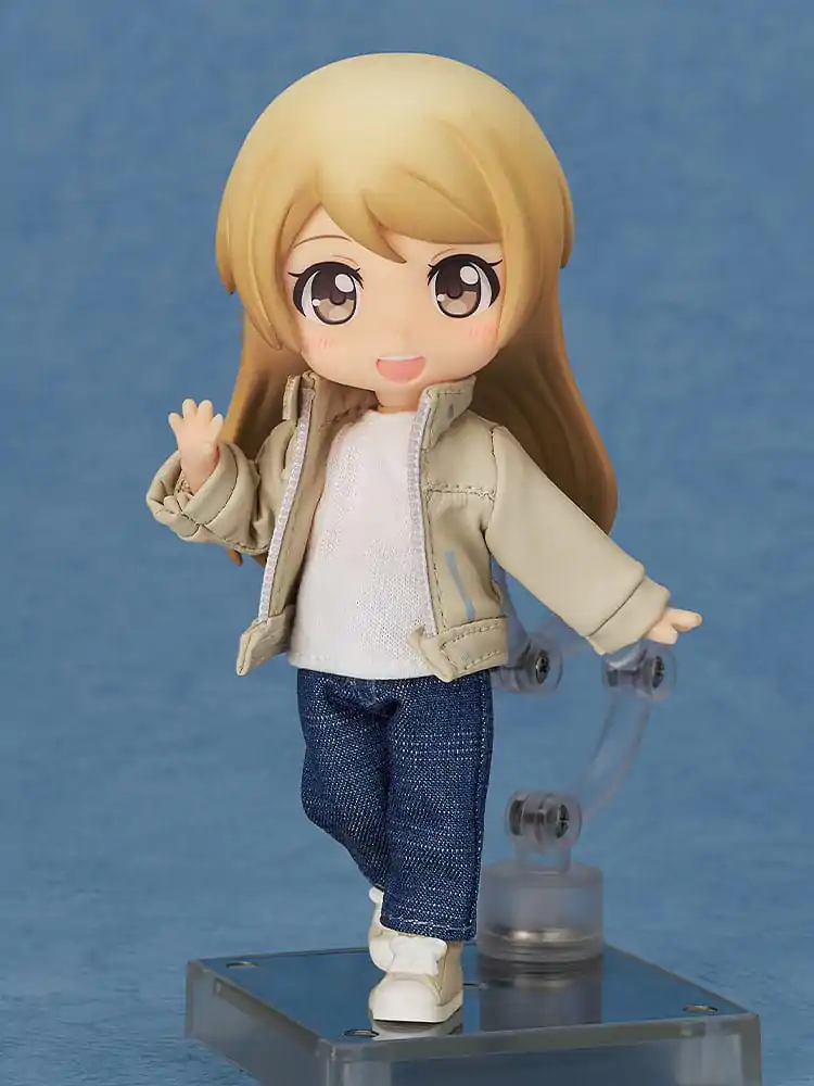 Nendoroid Doll Figures Outfit Set: Leather Jacket (Ivory) product photo