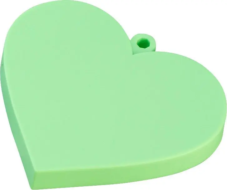 Nendoroid More Heart-shaped Base for Nendoroid Figures Heart Green Version product photo