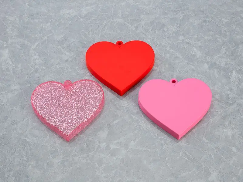 Nendoroid More Heart-shaped Base for Nendoroid Figures Heart Red Version product photo