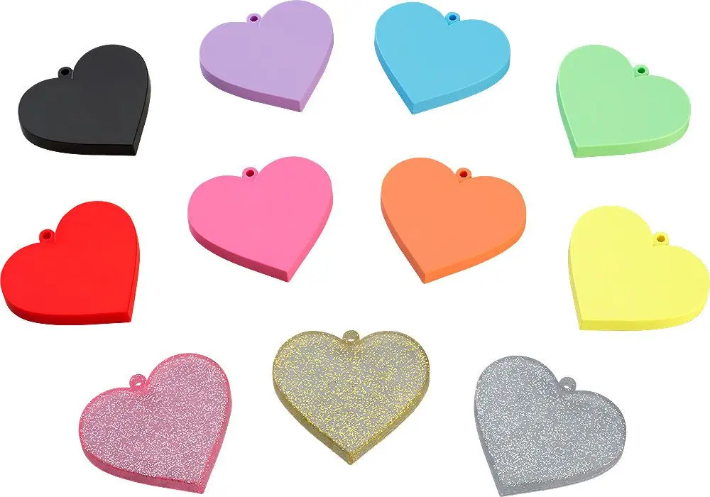 Nendoroid More Heart-shaped Base for Nendoroid Figures Heart Yellow Version product photo