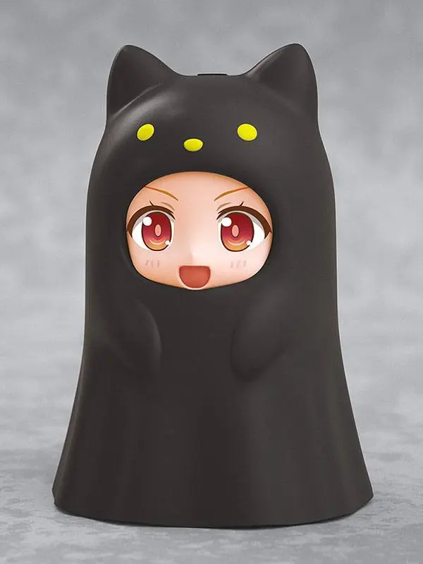 Nendoroid More Kigurumi Face Parts Case for Nendoroid Figures Ghost Cat Black 10 cm product photo