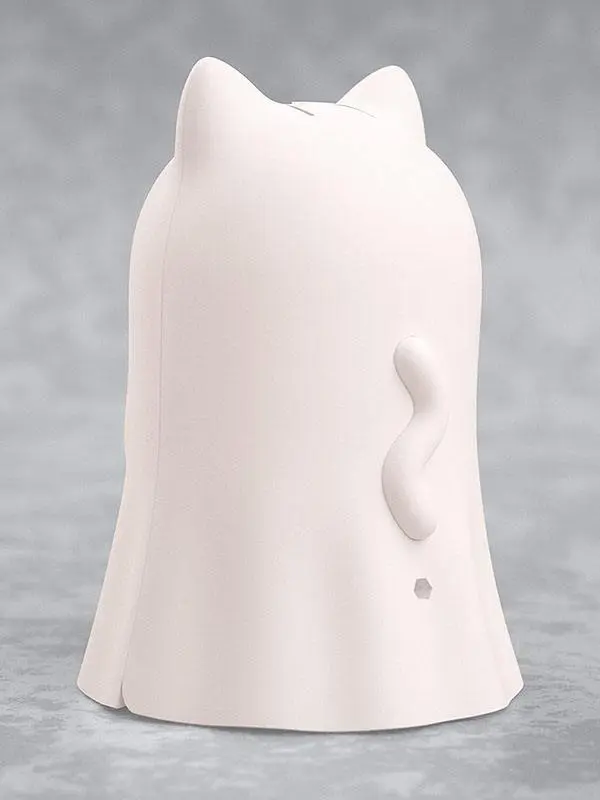 Nendoroid More Kigurumi Face Parts Case for Nendoroid Figures Ghost Cat White 10 cm product photo
