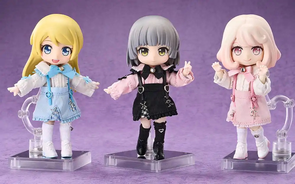 Nendoroid Accessories for Nendoroid Doll Figures Outfit Set: Suspender Skirt Set (White &amp; Pink) product photo