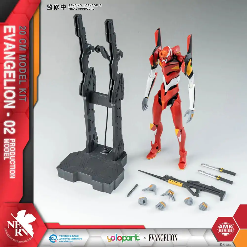 Neon Genesis Evangelion AMK Series Plastic Model Kit Eva-02 20 cm product photo