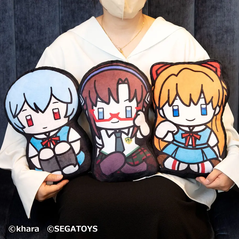 Neon Genesis Evangelion 2D Plush Figure Mari Illustrious Makinami 32 cm product photo
