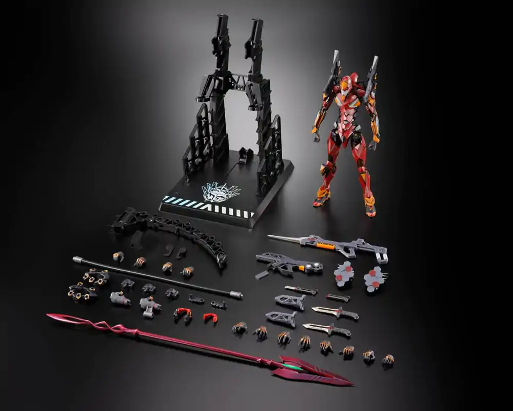 Neon Genesis Evangelion Metal Build Action Figure Eva Production Model-02 30th with the Spear of Cassius 22 cm product photo