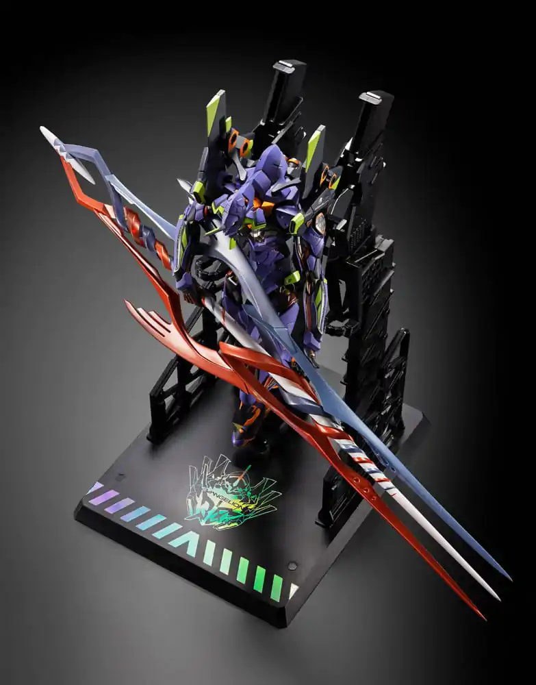 Neon Genesis Evangelion Metal Build Action Figure Eva Test Type-01 30th with the Spear of Gaius 22 cm product photo