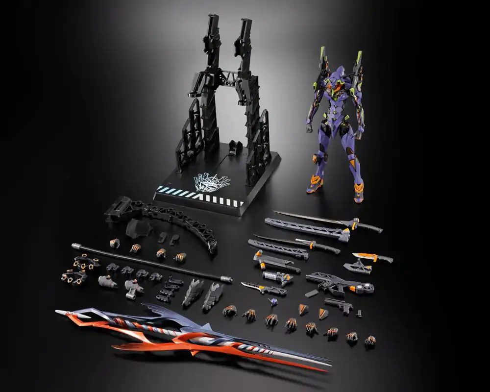 Neon Genesis Evangelion Metal Build Action Figure Eva Test Type-01 30th with the Spear of Gaius 22 cm product photo