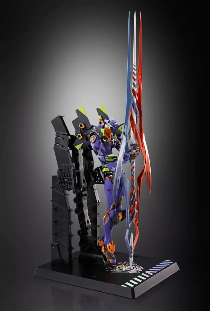 Neon Genesis Evangelion Metal Build Action Figure Eva Test Type-01 30th with the Spear of Gaius 22 cm product photo