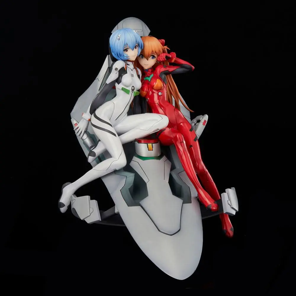 Neon Genesis Evangelion PVC Statue Rei &amp; Asuka Twinmore Object 23 cm product photo