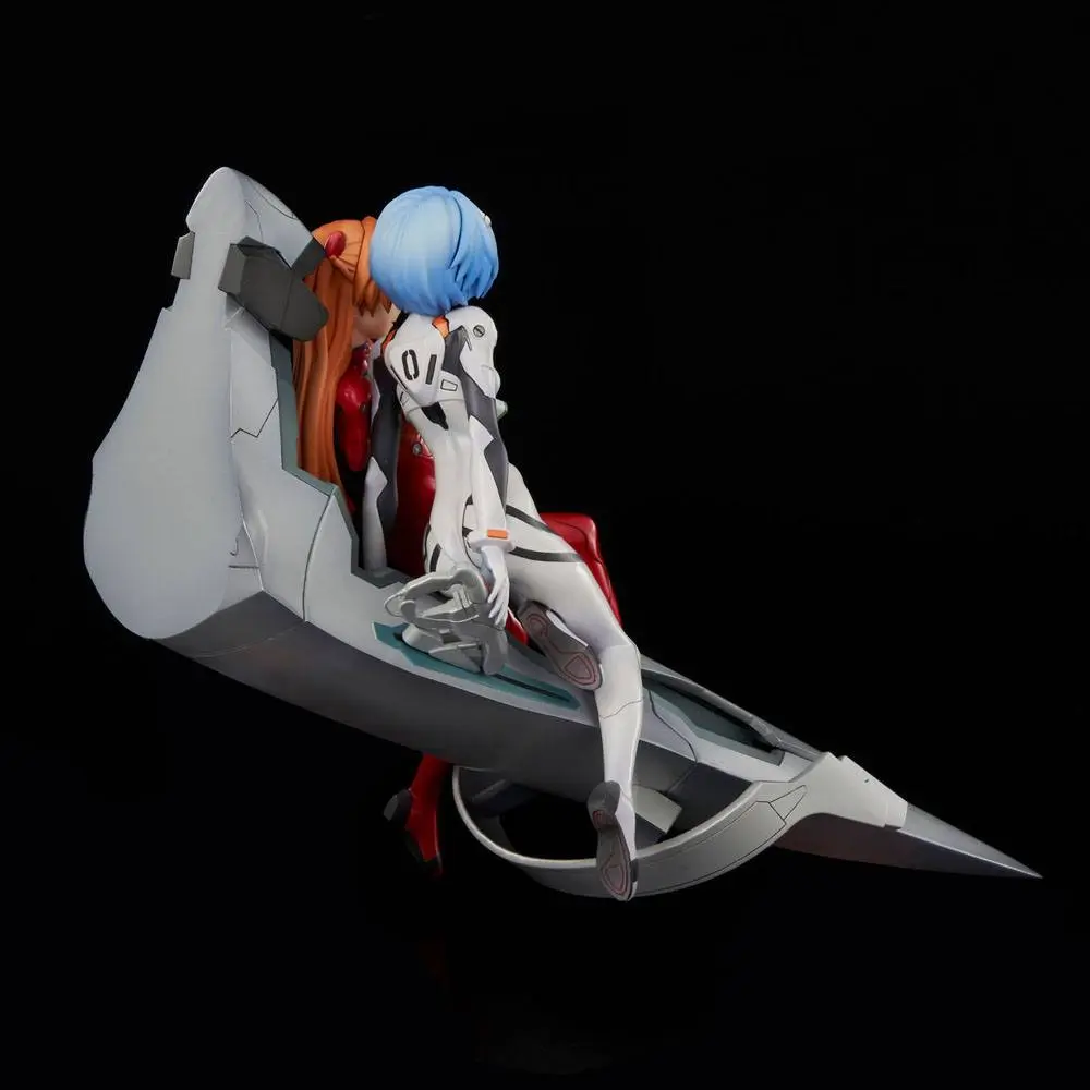Neon Genesis Evangelion PVC Statue Rei &amp; Asuka Twinmore Object 23 cm product photo