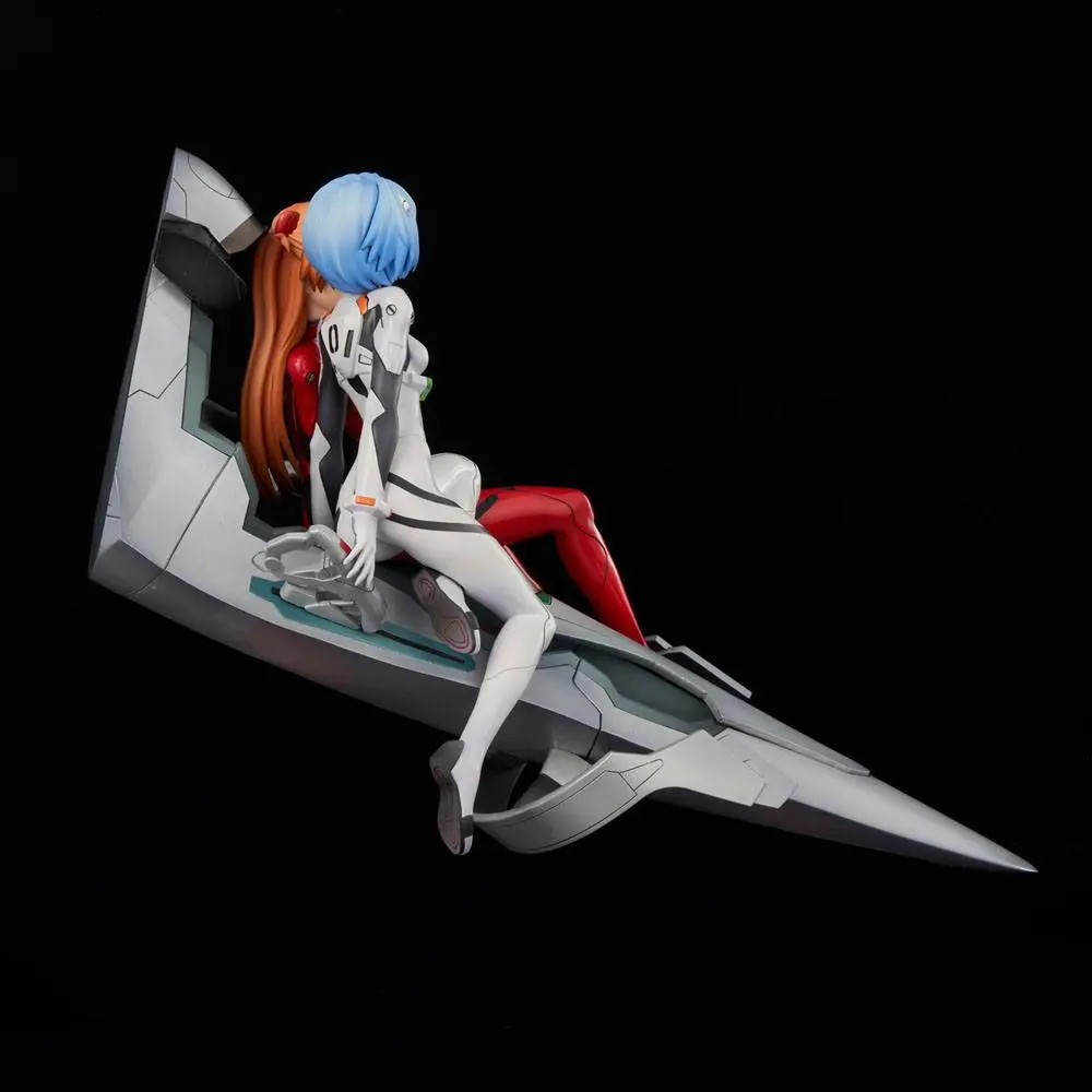 Neon Genesis Evangelion PVC Statue Rei &amp; Asuka Twinmore Object 23 cm product photo