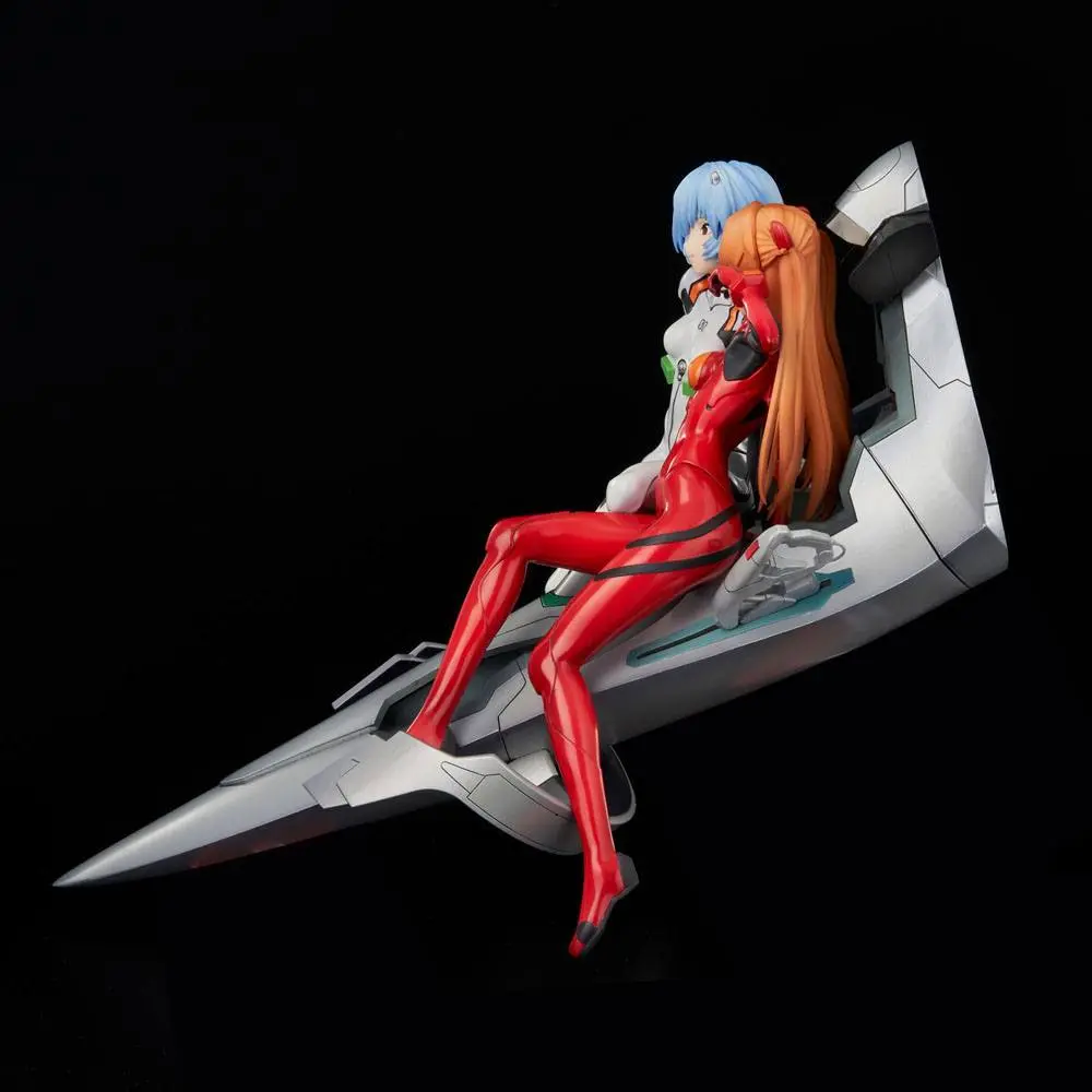 Neon Genesis Evangelion PVC Statue Rei &amp; Asuka Twinmore Object 23 cm product photo