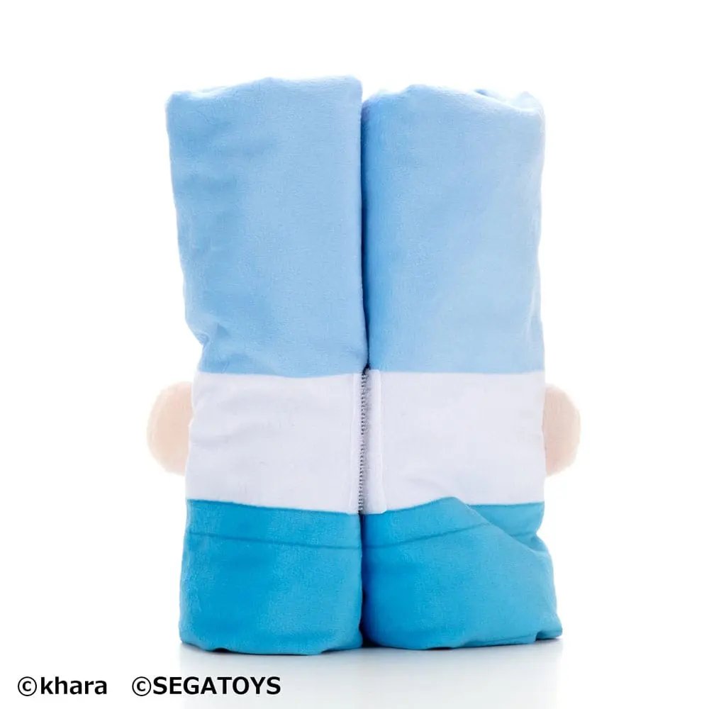 Neon Genesis Evangelion Roll-Up Plush Figure Rei Ayanami 23 cm product photo