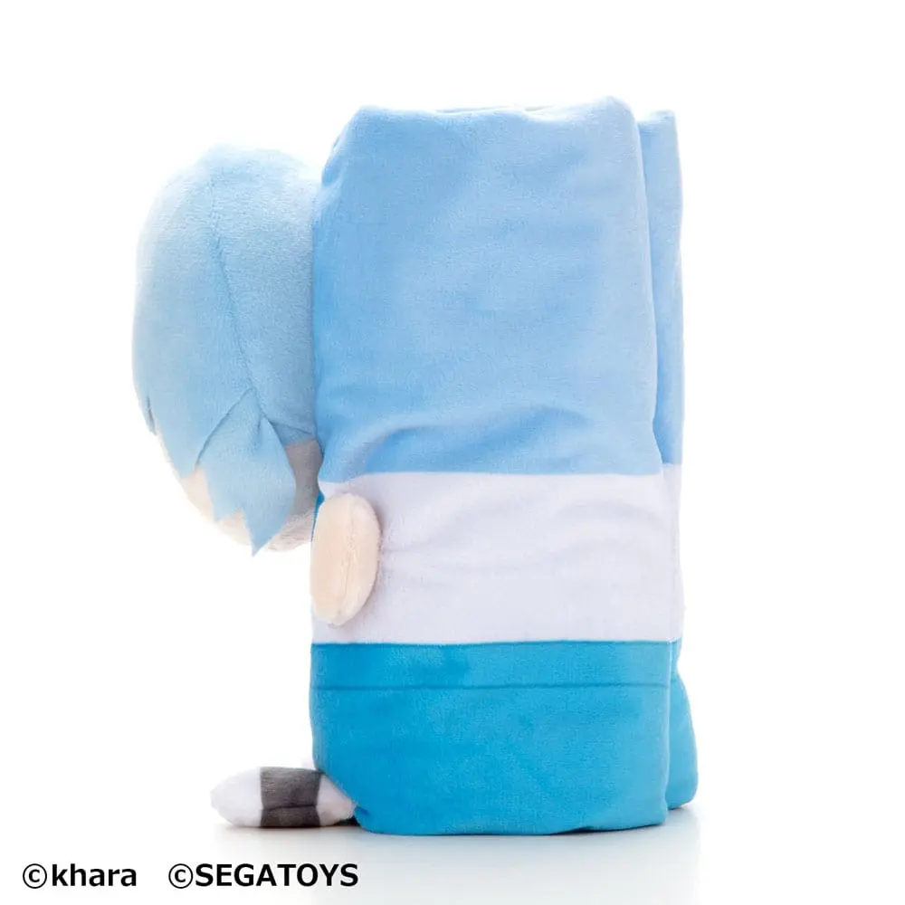 Neon Genesis Evangelion Roll-Up Plush Figure Rei Ayanami 23 cm product photo