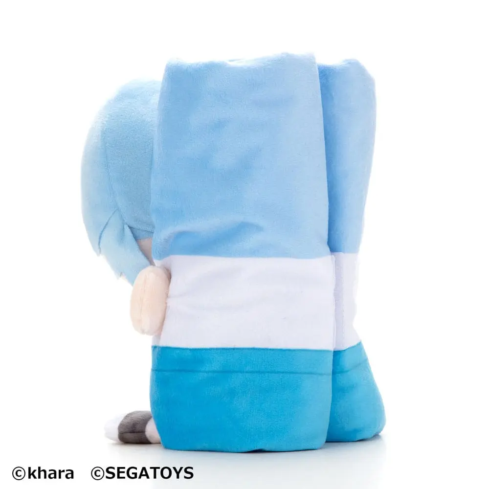 Neon Genesis Evangelion Roll-Up Plush Figure Rei Ayanami 23 cm product photo
