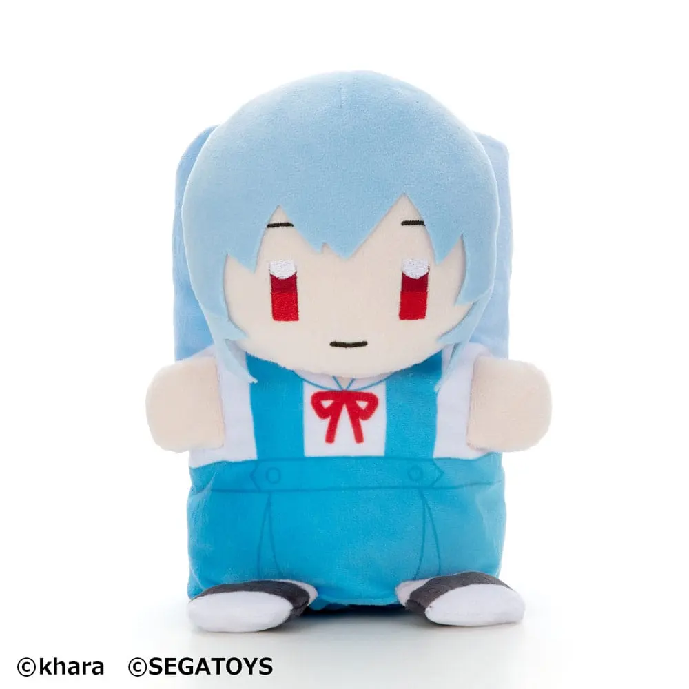 Neon Genesis Evangelion Roll-Up Plush Figure Rei Ayanami 23 cm product photo