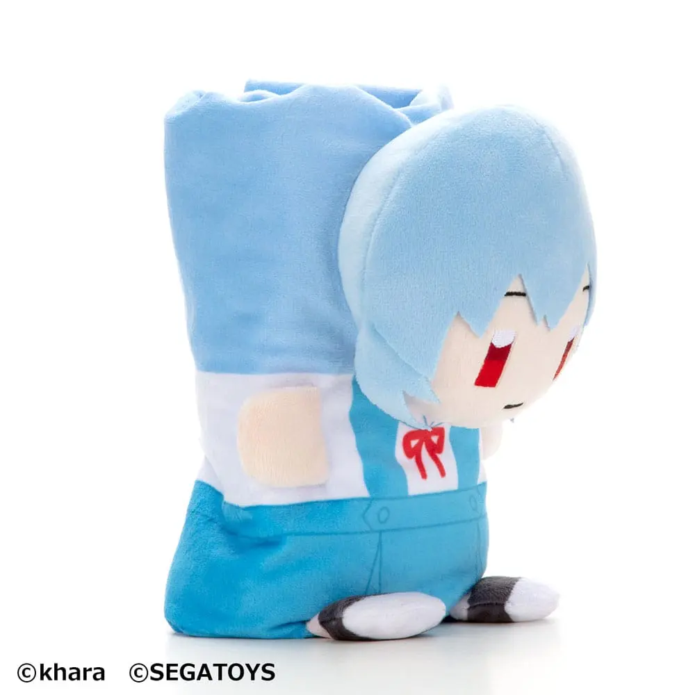 Neon Genesis Evangelion Roll-Up Plush Figure Rei Ayanami 23 cm product photo