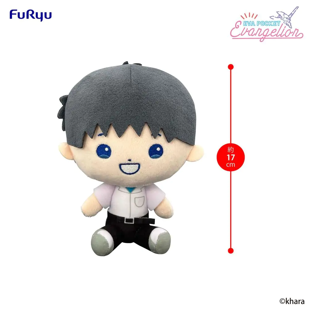 Neon Genesis Evangelion Shinji Ikari plush toy 17cm product photo