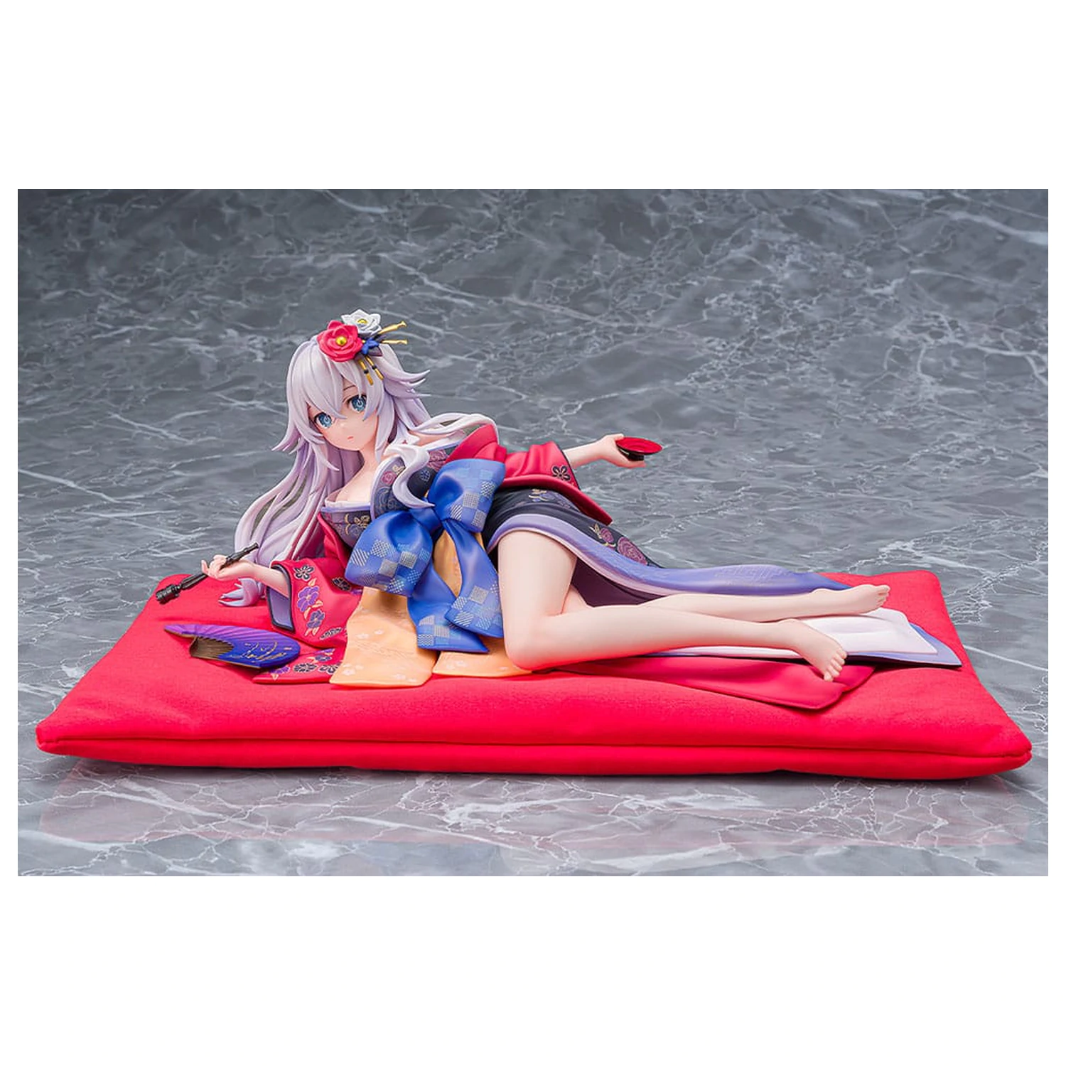 Neptunia x Senran Kagura Statue 1/7 Black Heart Kimono Ver. 10 cm  product photo