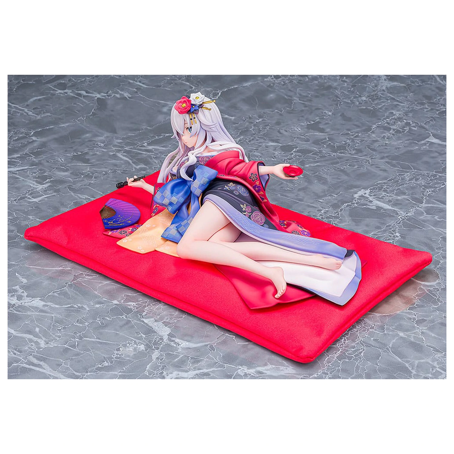 Neptunia x Senran Kagura Statue 1/7 Black Heart Kimono Ver. 10 cm  product photo