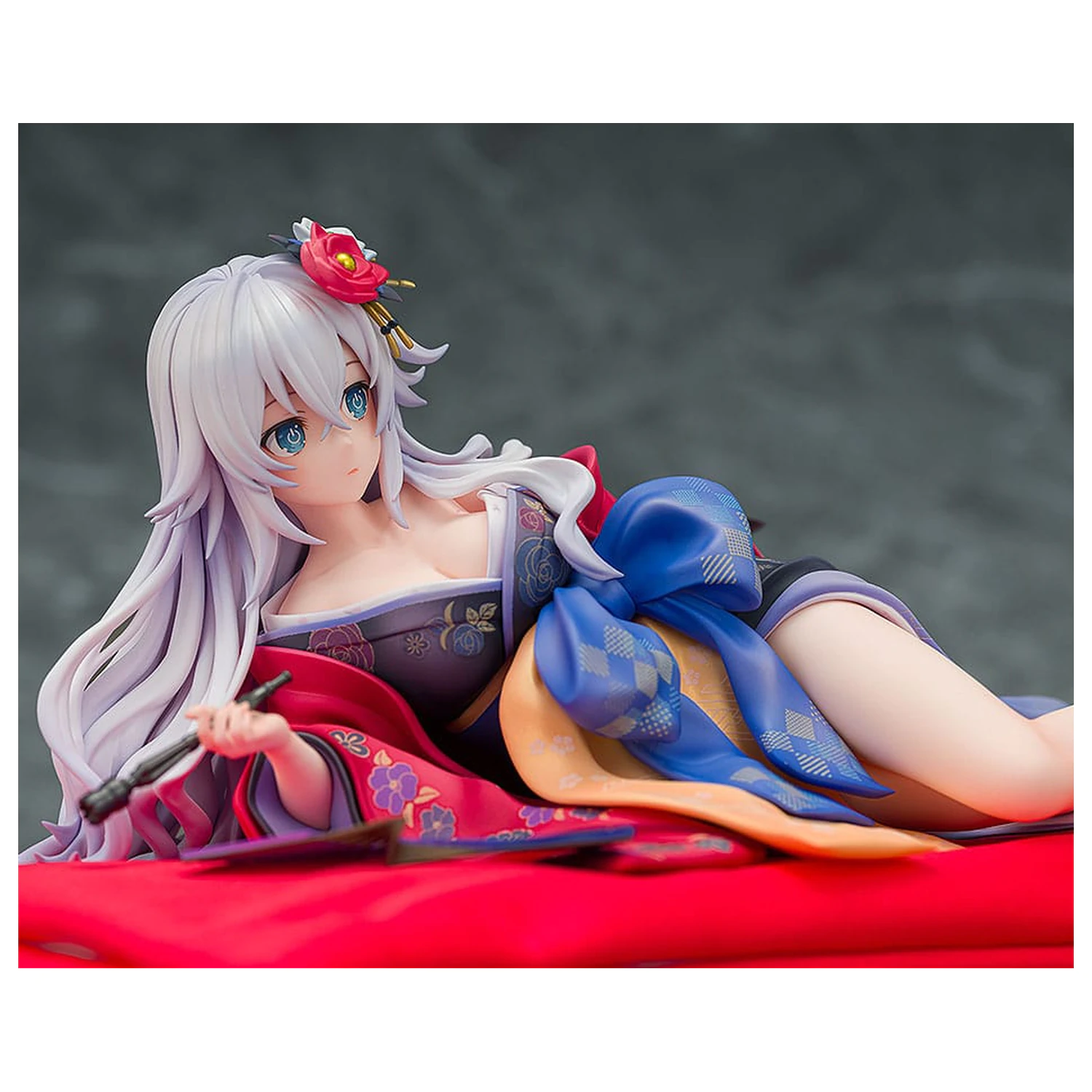 Neptunia x Senran Kagura Statue 1/7 Black Heart Kimono Ver. 10 cm  product photo