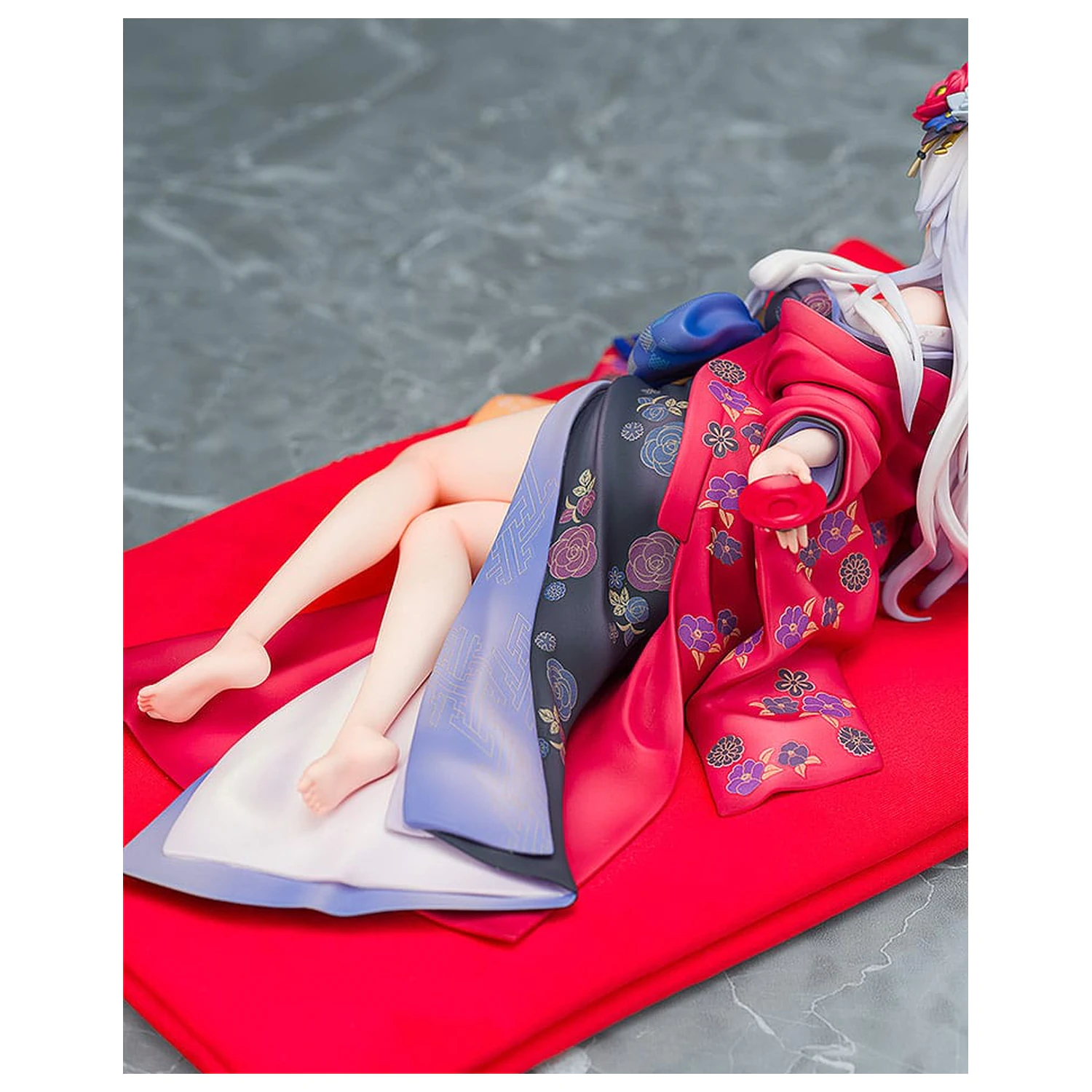 Neptunia x Senran Kagura Statue 1/7 Black Heart Kimono Ver. 10 cm  product photo