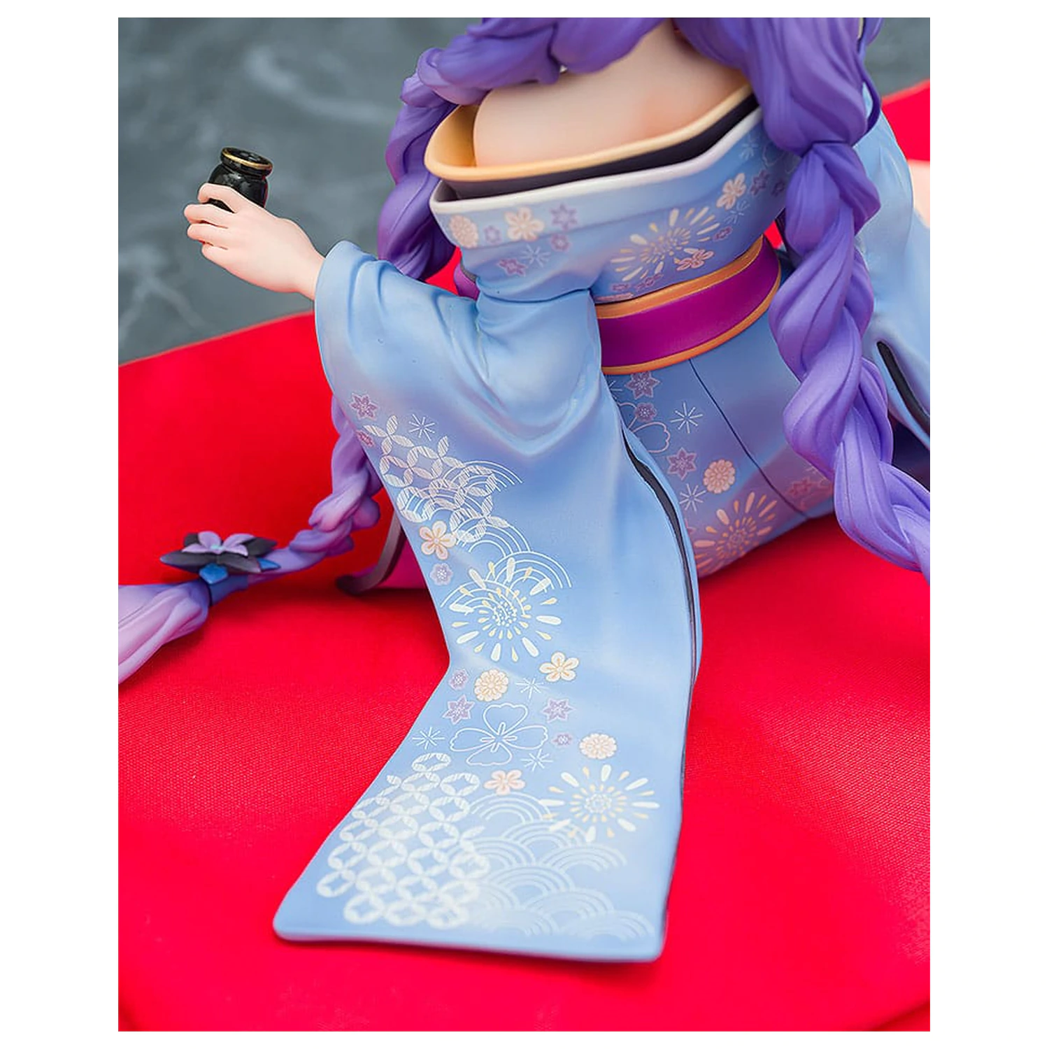 Neptunia x Senran Kagura Statue 1/7 Purple Heart Kimono Ver. 13 cm  product photo
