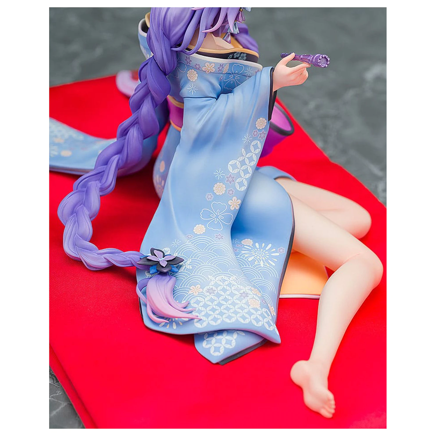 Neptunia x Senran Kagura Statue 1/7 Purple Heart Kimono Ver. 13 cm  product photo